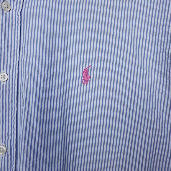 Ralph Lauren Men's Short Sleeve Button-Up Shirt Size XXL Classic Fit Stripes - Picture 3 of 14